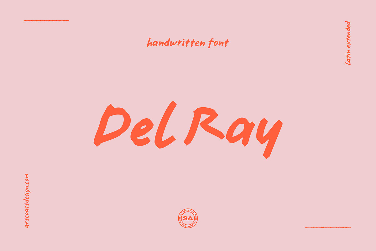 SA Del Ray Handwritten Font