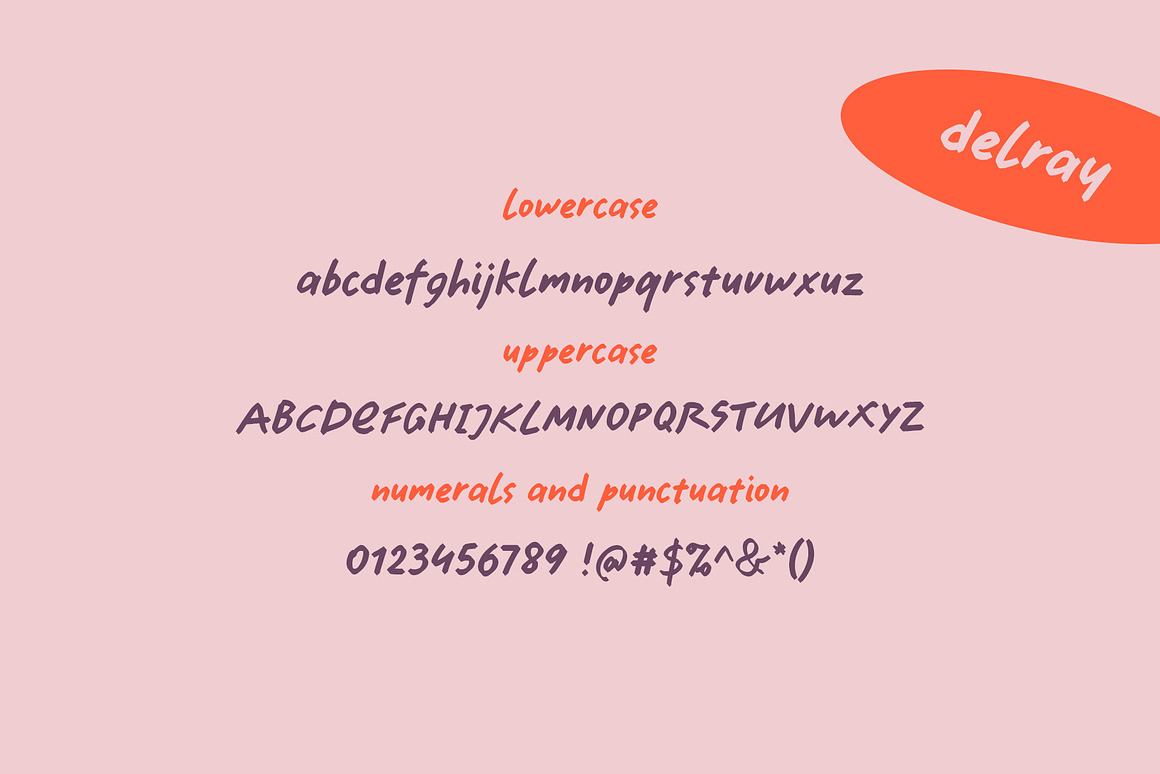 CreativeMarket Free design asset downloads SA Del Ray Handwritten Font