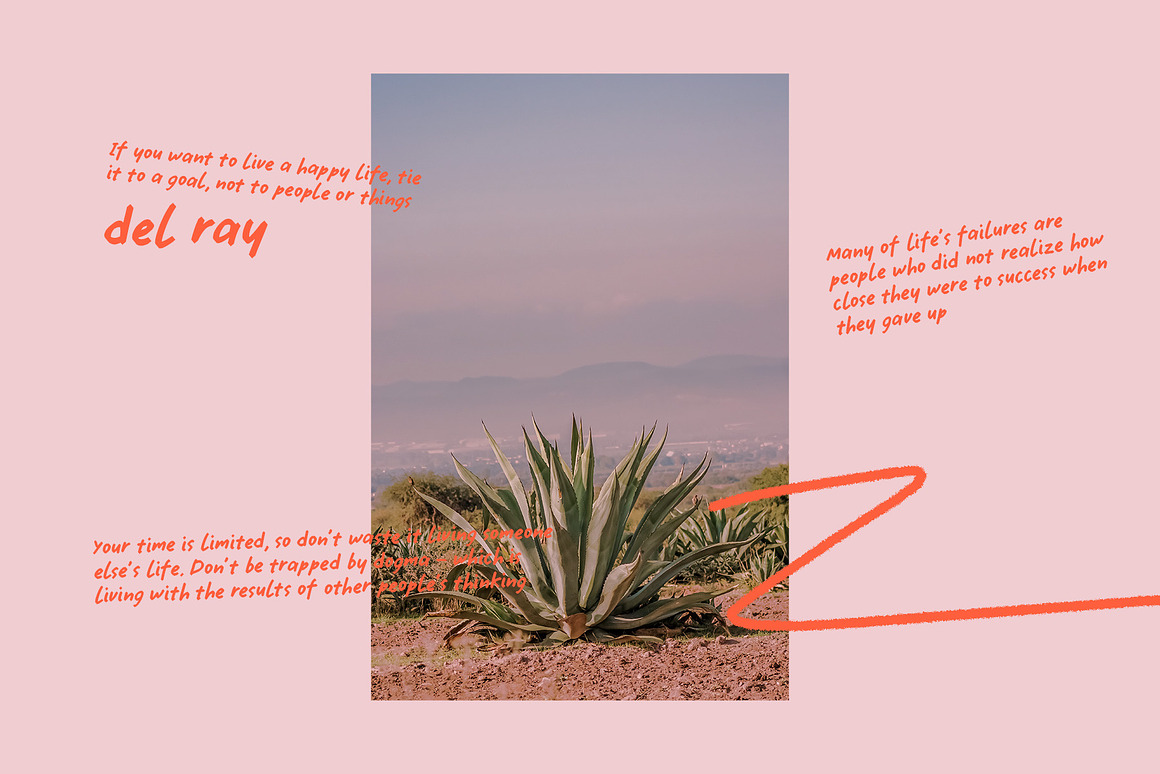 CreativeMarket Free design asset downloads SA Del Ray Handwritten Font