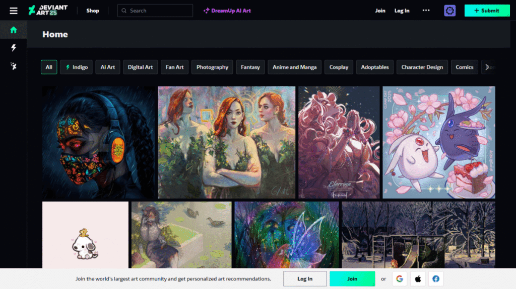 DeviantArtのAIツール「DreamUp」導入失敗の全貌を分析。2025年、クリエイターの信頼を失った「オプトアウト問題」の深刻さと、その戦略的過ちを解説。