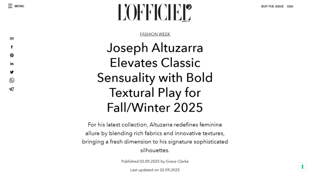 ジョルジオ・アルマーニブランド創立50周年。2025年に公開されるデジタルアーカイブの価値と歴史。