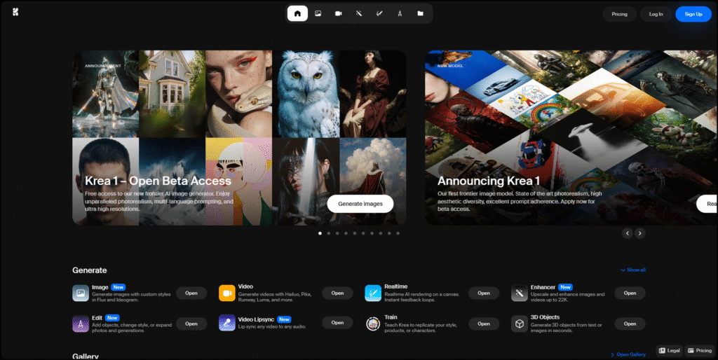 Krea.aiもFLUX.1をサポート。リアルタイム生成で知られるプラットフォームが選んだ、次世代AI編集技術。