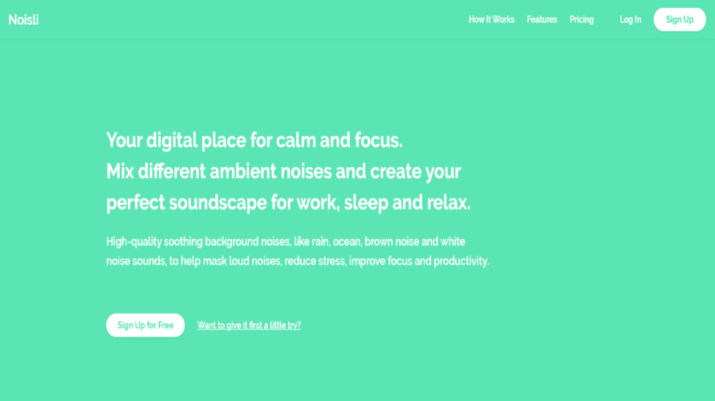 引き算の美学を追求した革新的なUIを持つ背景音ジェネレーターNoisli