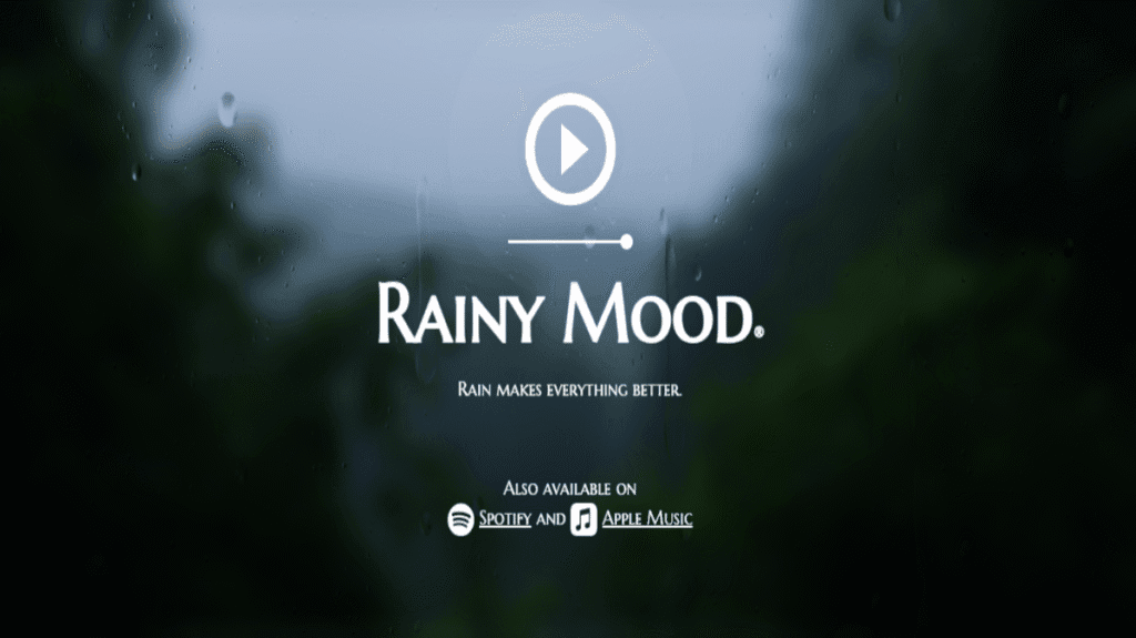 全ての始まり、集中とリラックスの原点を提供するRainy Mood