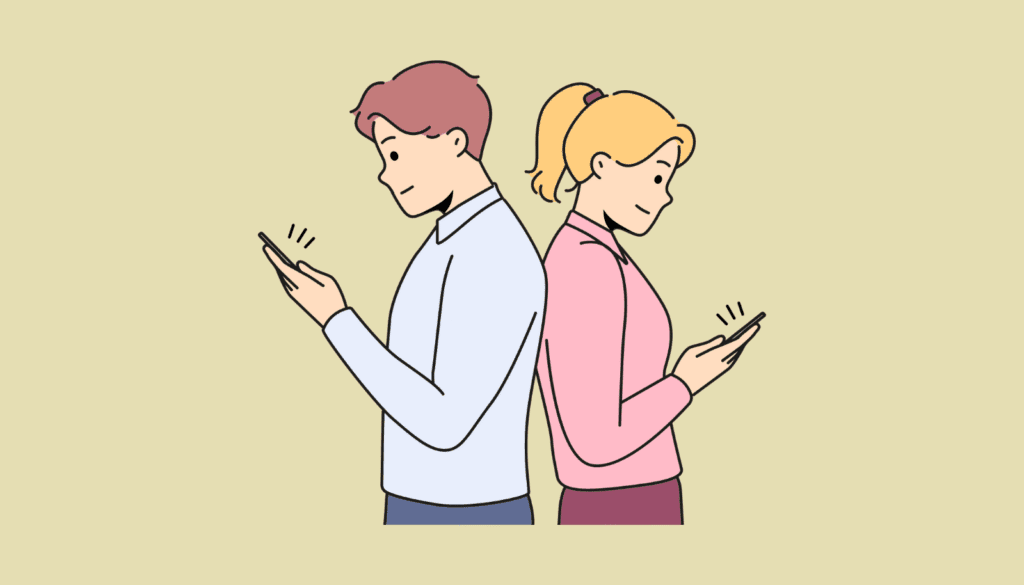 iPhone 17の新機能を活用し、個々のワークフローを確立するクリエイターたちのイメージイラスト。
