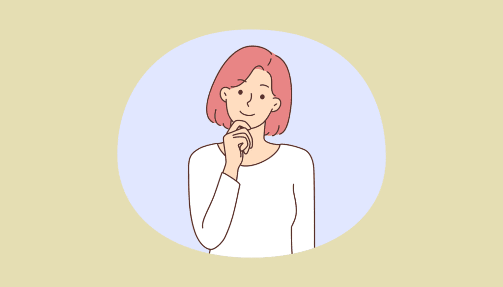 選択肢を慎重に考えている女性。Stable Diffusionが選んだ「自由と責任」の道と、競合のクローズドなシステムを比較している様子。