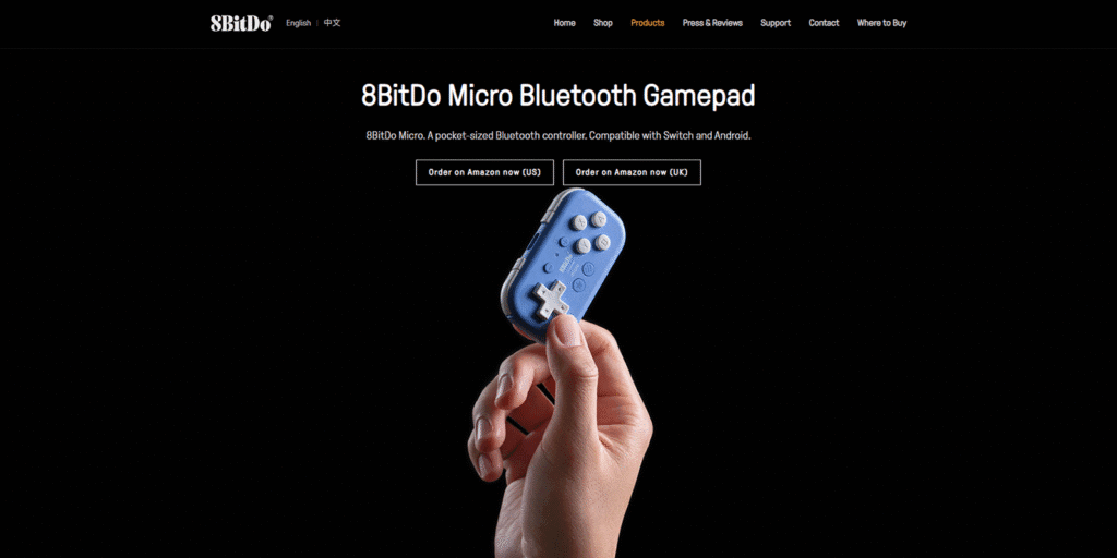 Wacom MovinkPad 11に最適な超軽量24.8gの左手デバイス「8BitDo Micro」。キーボードモード搭載で、クリスタだけでなく様々なAndroidアプリに対応する高い汎用性が魅力。