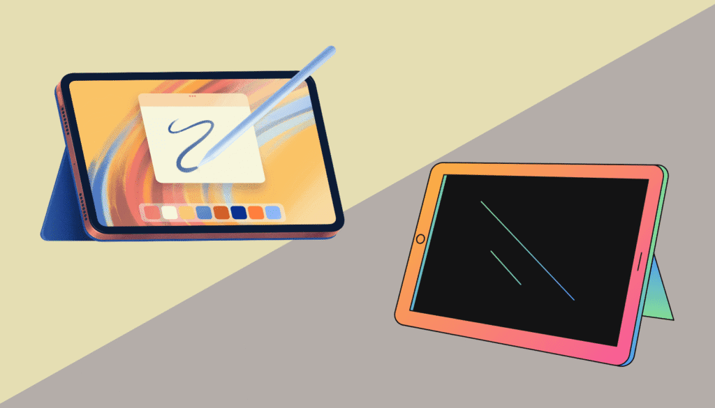 ほぼ同等の性能(ミドルレンジSoC・8GBメモリ)を持つAndroidお絵かきタブレット2機種の比較。スペックが近いため、選択の軸は「ペン体験」と「機能性」のどちらを優先するかになる。