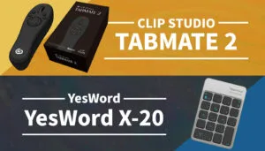 徹底比較】TourBox Elite Plusとクリスタ専用のTABMATE 2