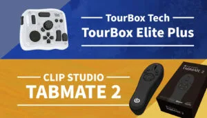 徹底比較】TourBox Elite Plusとクリスタ専用のTABMATE 2