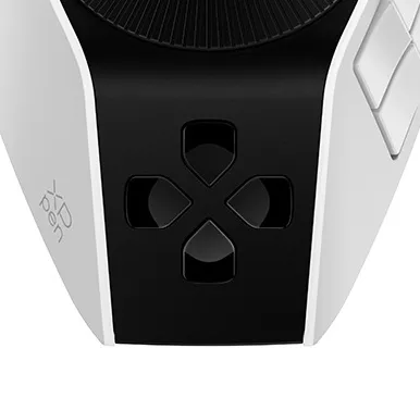ブラインドタッチに最適化されたXPPen Pilot Proの立体的なボタン群。複雑なマクロやショートカットをミスなく入力できる設計