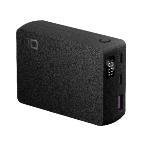 単ポート最大67W出力に対応したCIOの20000mAh大容量半固体モバイルバッテリー「SMARTCOBY TRIO 67W SS」の本体外観
